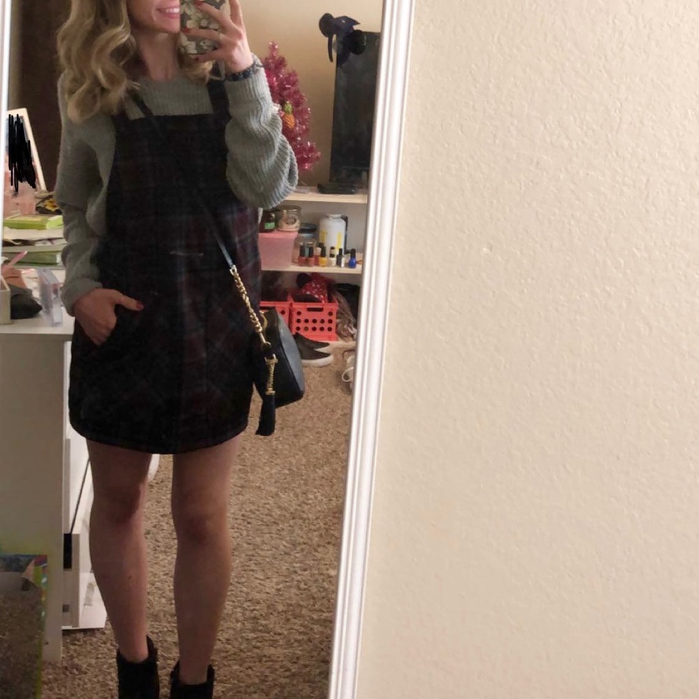 maroon burgundy overall dress